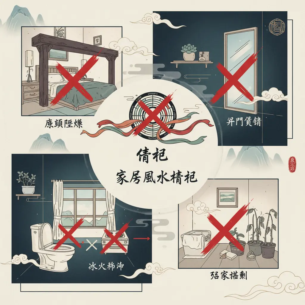 家居風水 - 風水禁忌