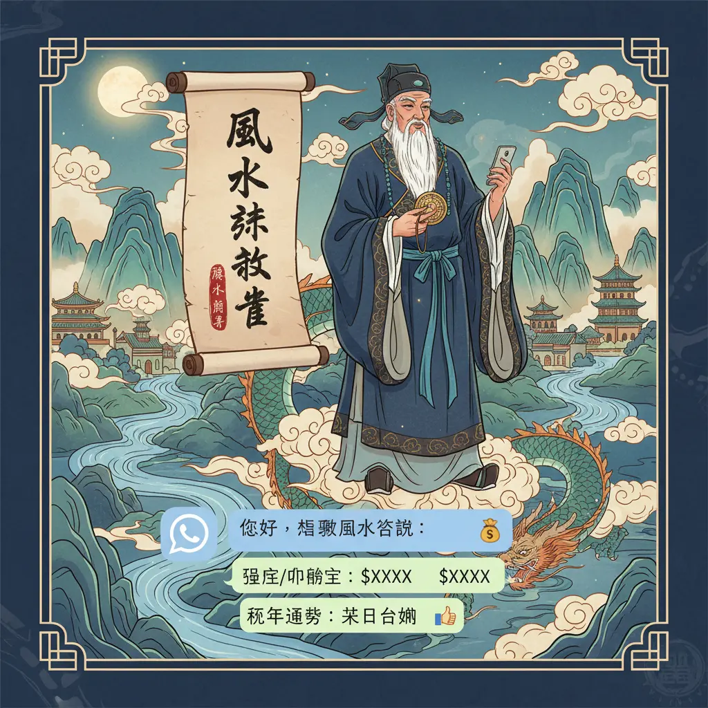 風水師收費WhatsApp - 徐子平師傅