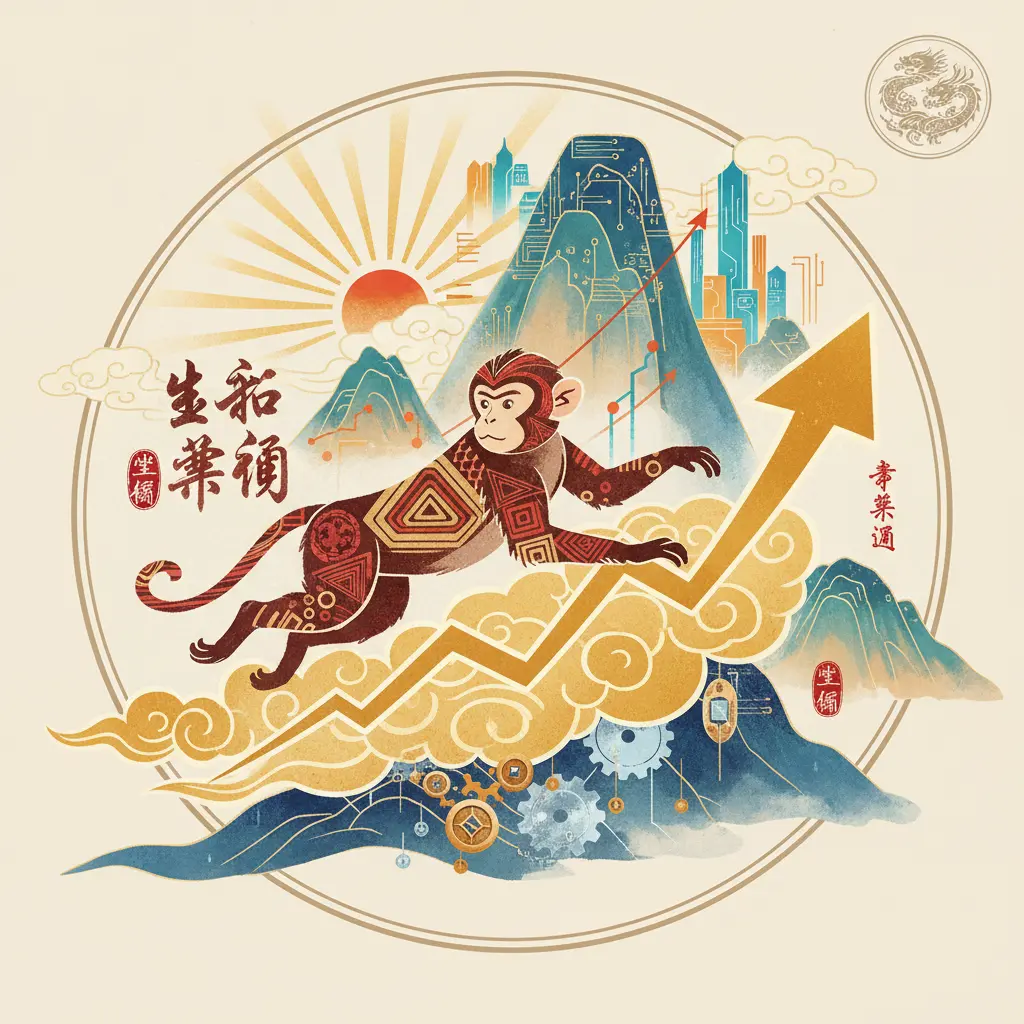 事業運 - 生肖猴