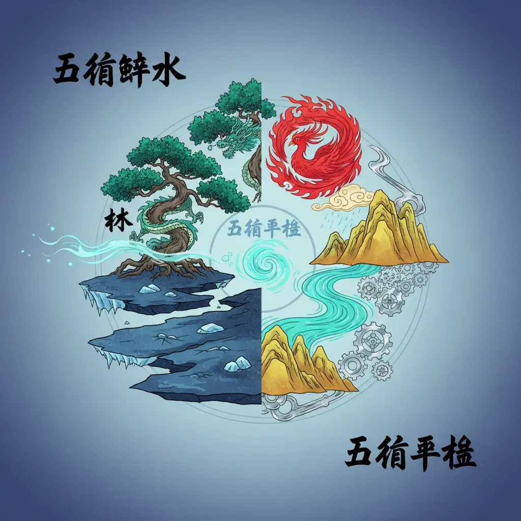 五行平衡 - 五行缺水