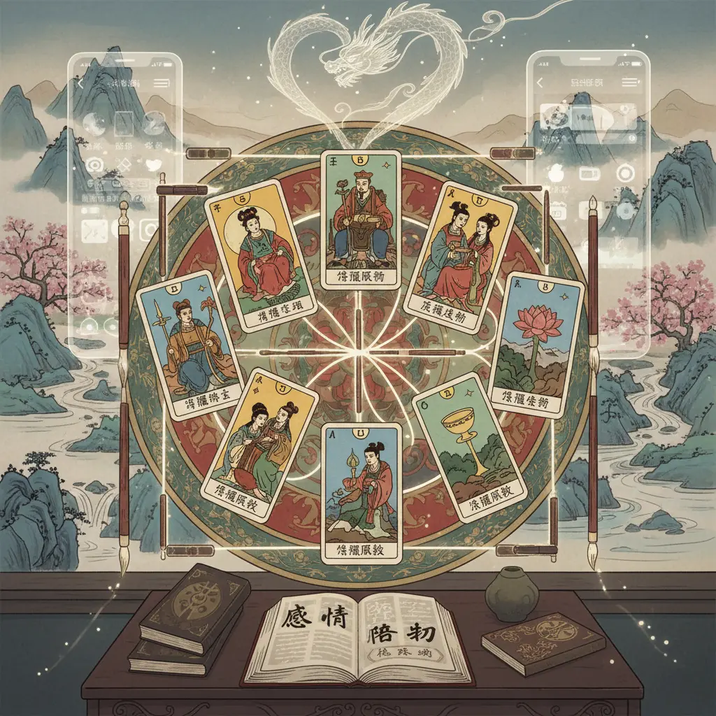 感情占卜 - 塔羅牌陣