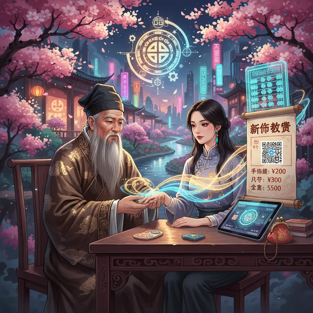 算命收費 - 手相學