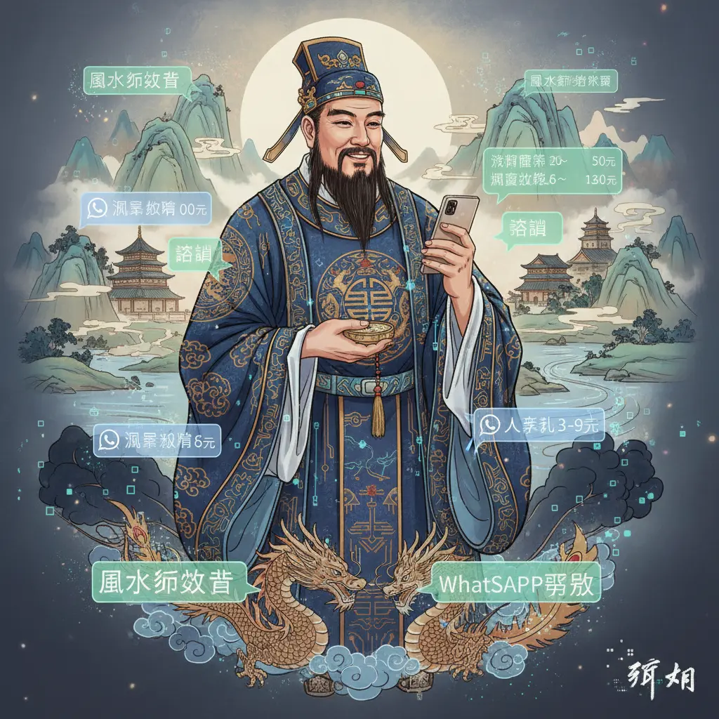 風水師收費WhatsApp - 黃硯文師傅