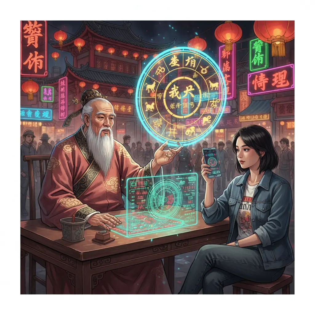 廟街算命 - 生辰八字