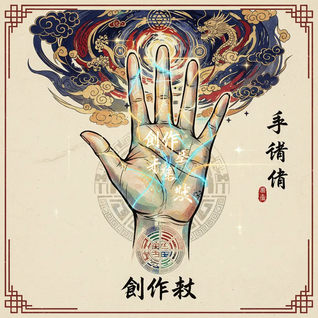 手相算命 - 創作紋