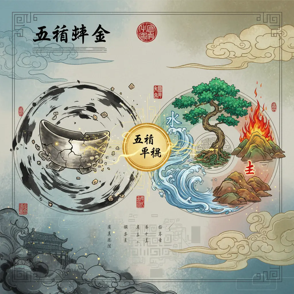 五行平衡 - 五行缺金