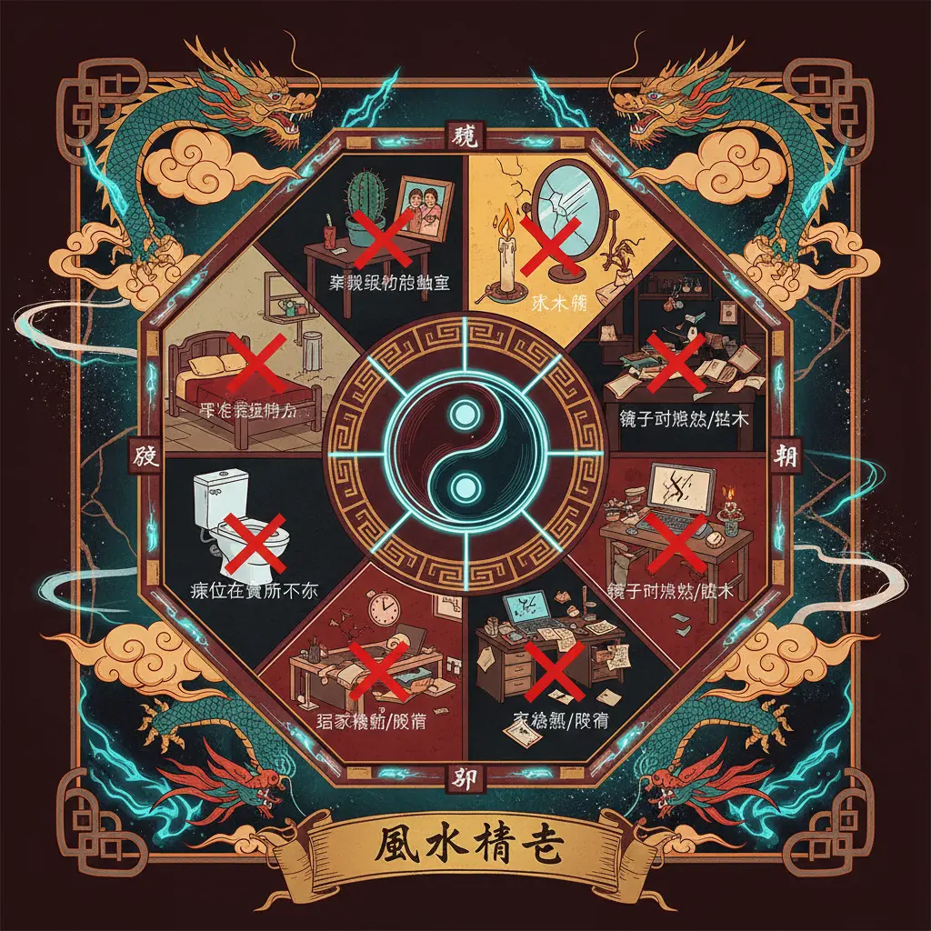 風水方位 - 風水禁忌