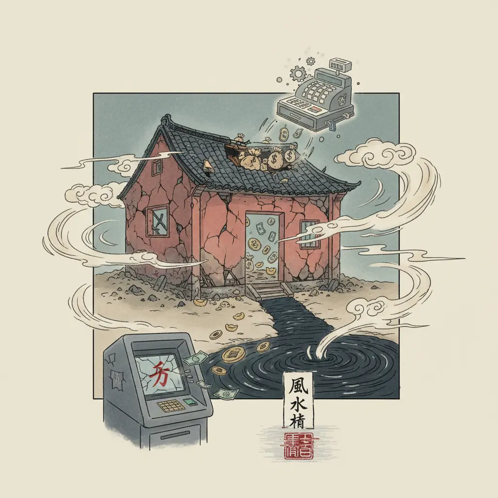 風水禁忌 - 退財屋