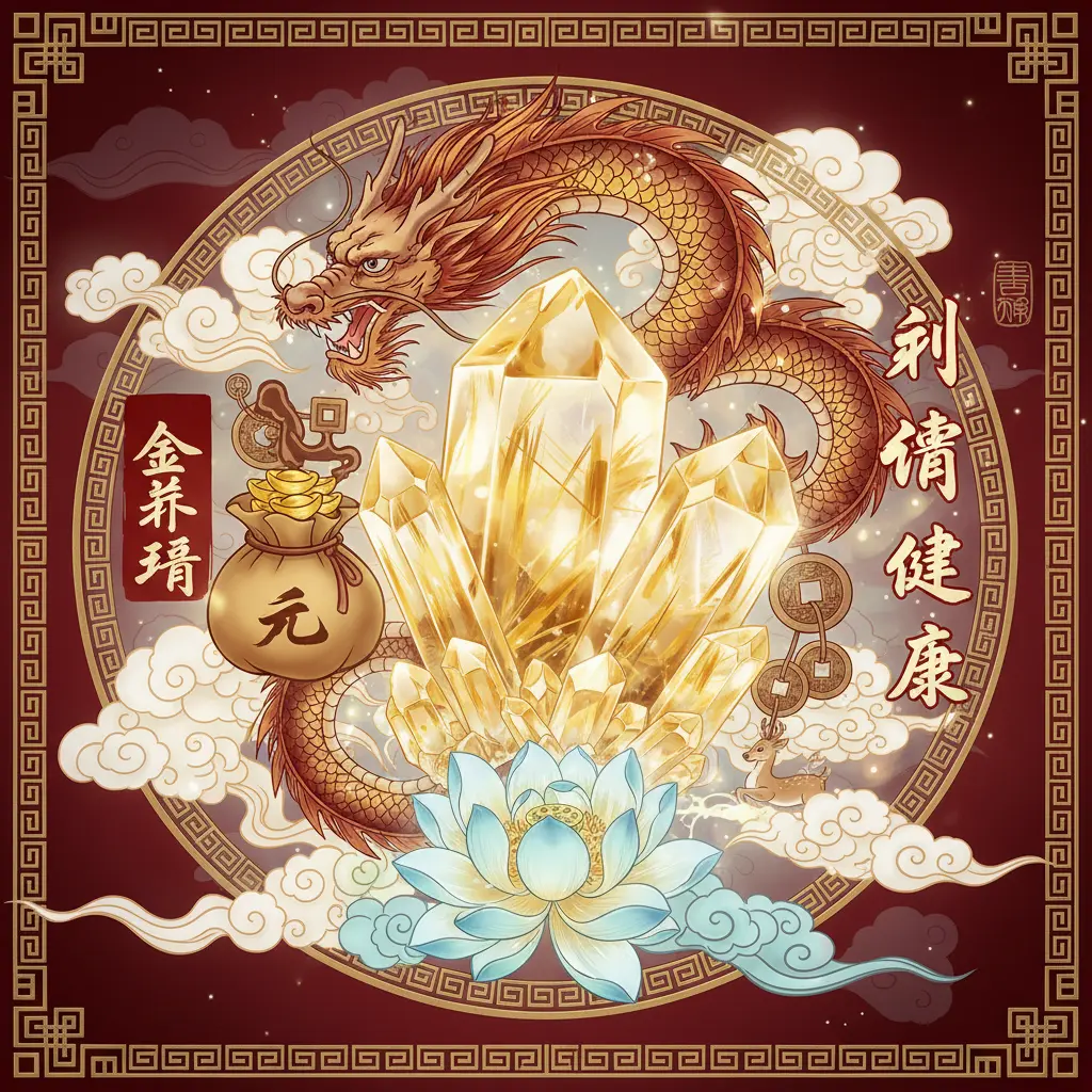 財運健康 - 金髮晶