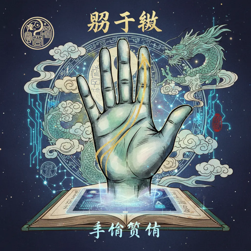 手相算命 - 努力紋