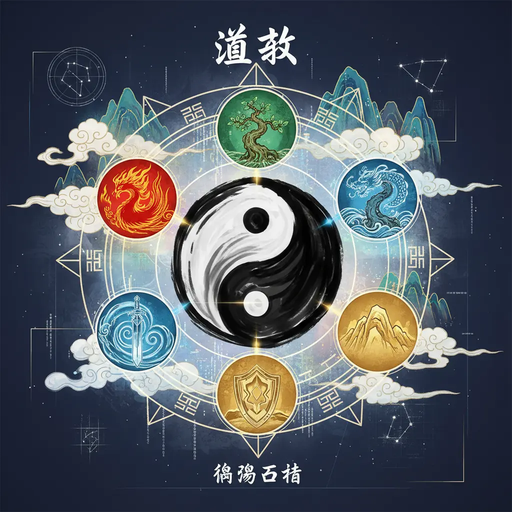 陰陽五行 - 道教