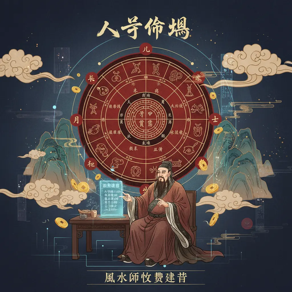 風水師收費建議 - 八字命盤