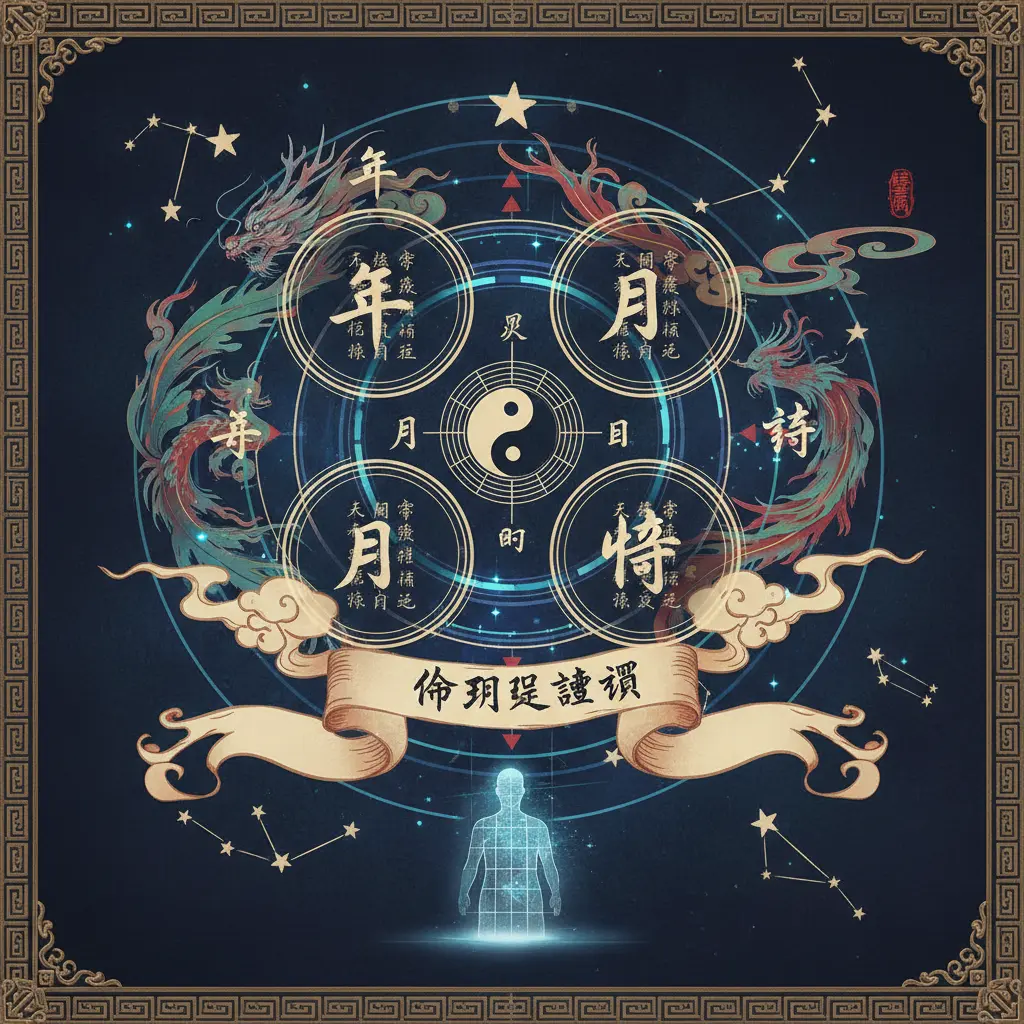 命理解讀 - 八字命盤