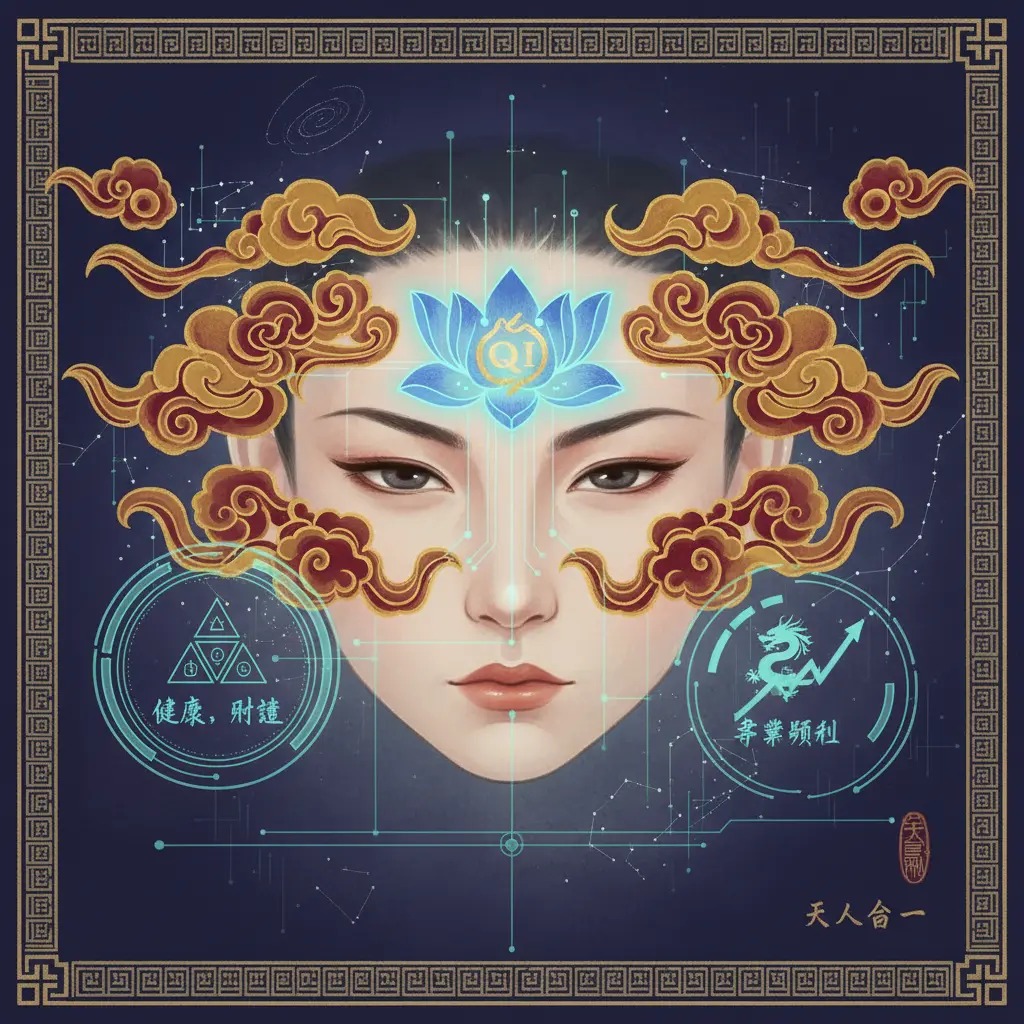 面相分析 - 印堂