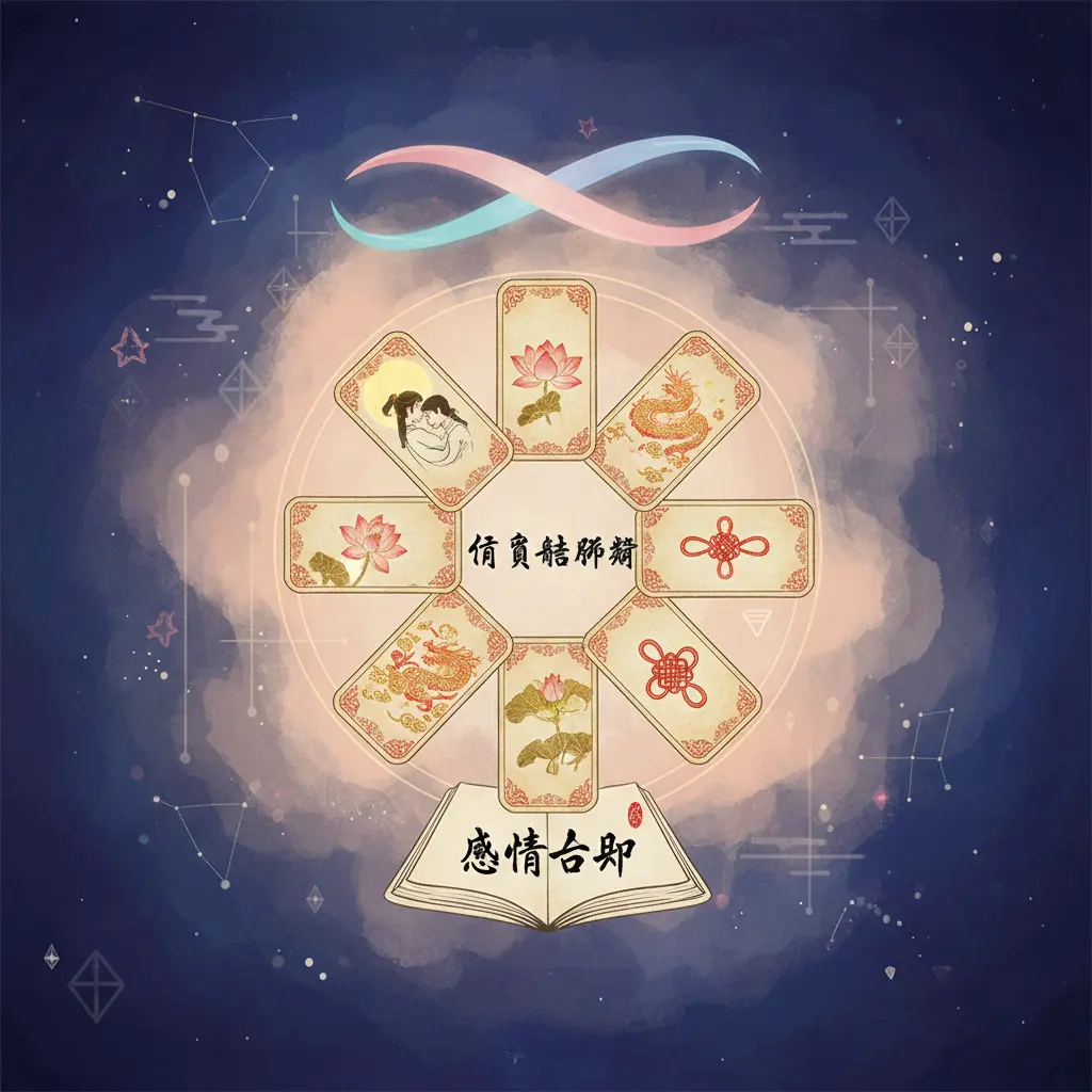 感情占卜 - 情人複合牌陣