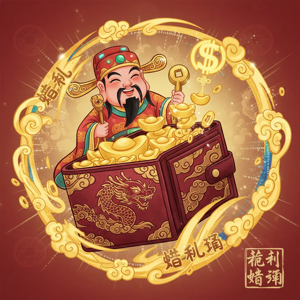 旺財運 - 招財皮夾