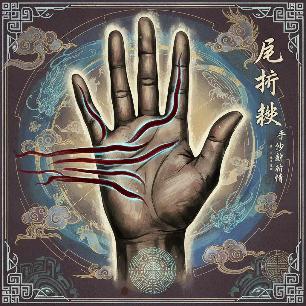 手相算命 - 反抗紋