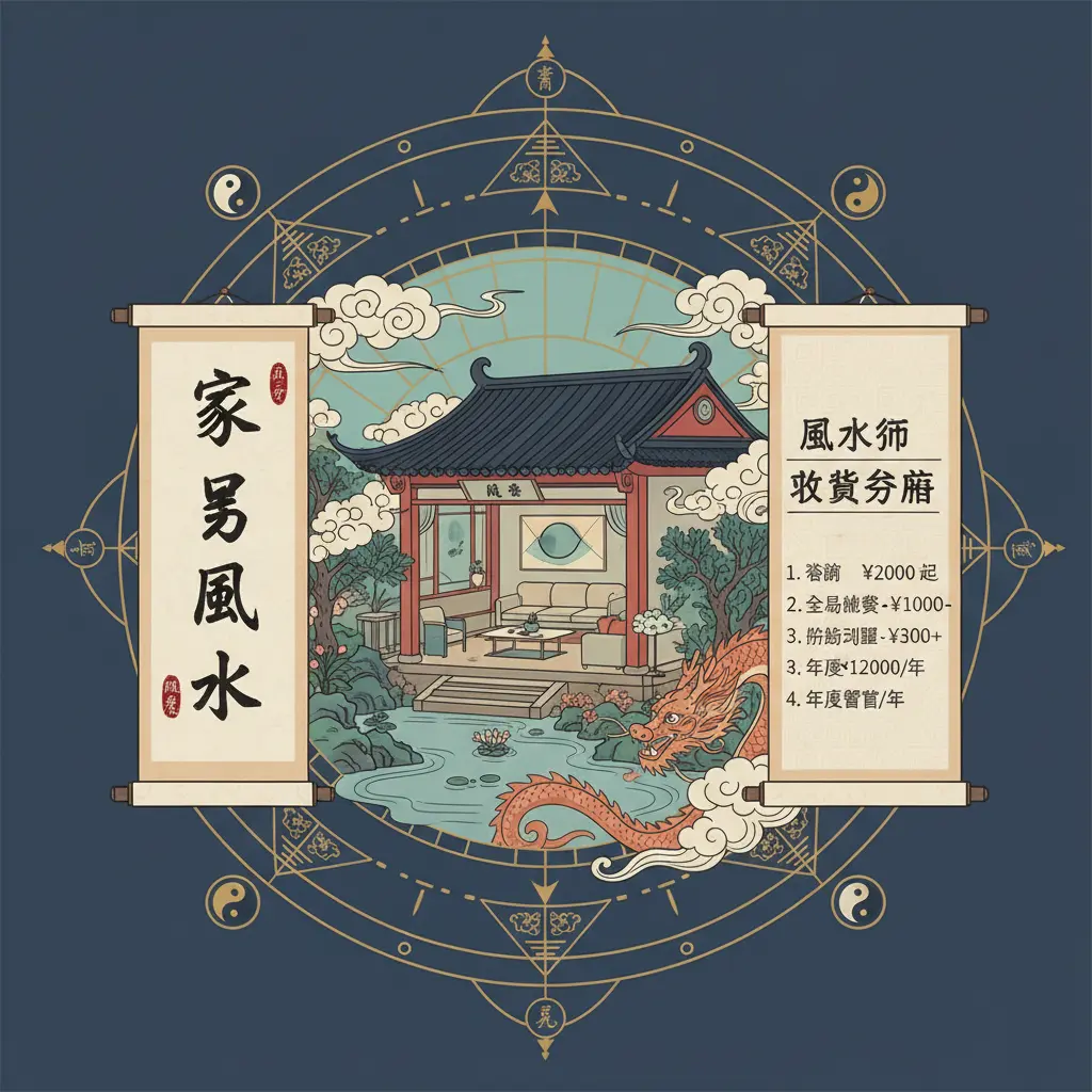 風水師收費方案 - 家居風水