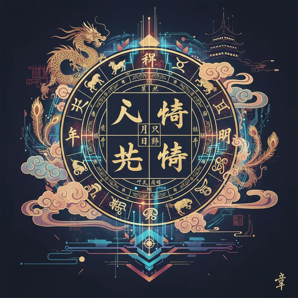 八字 - 八字命盤
