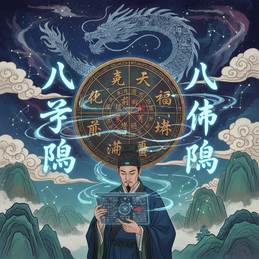 八字命理 - 八字命盤