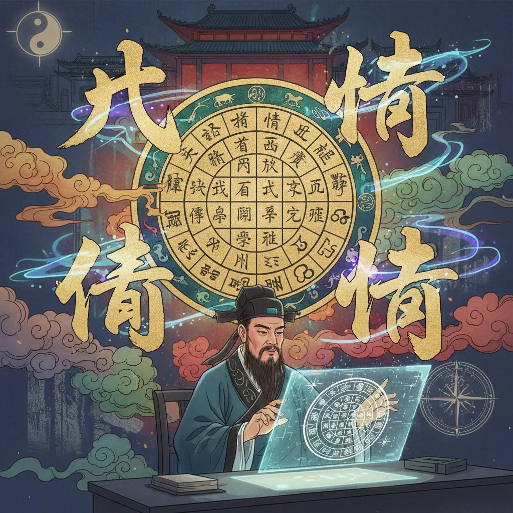 八字批命 - 八字命盤