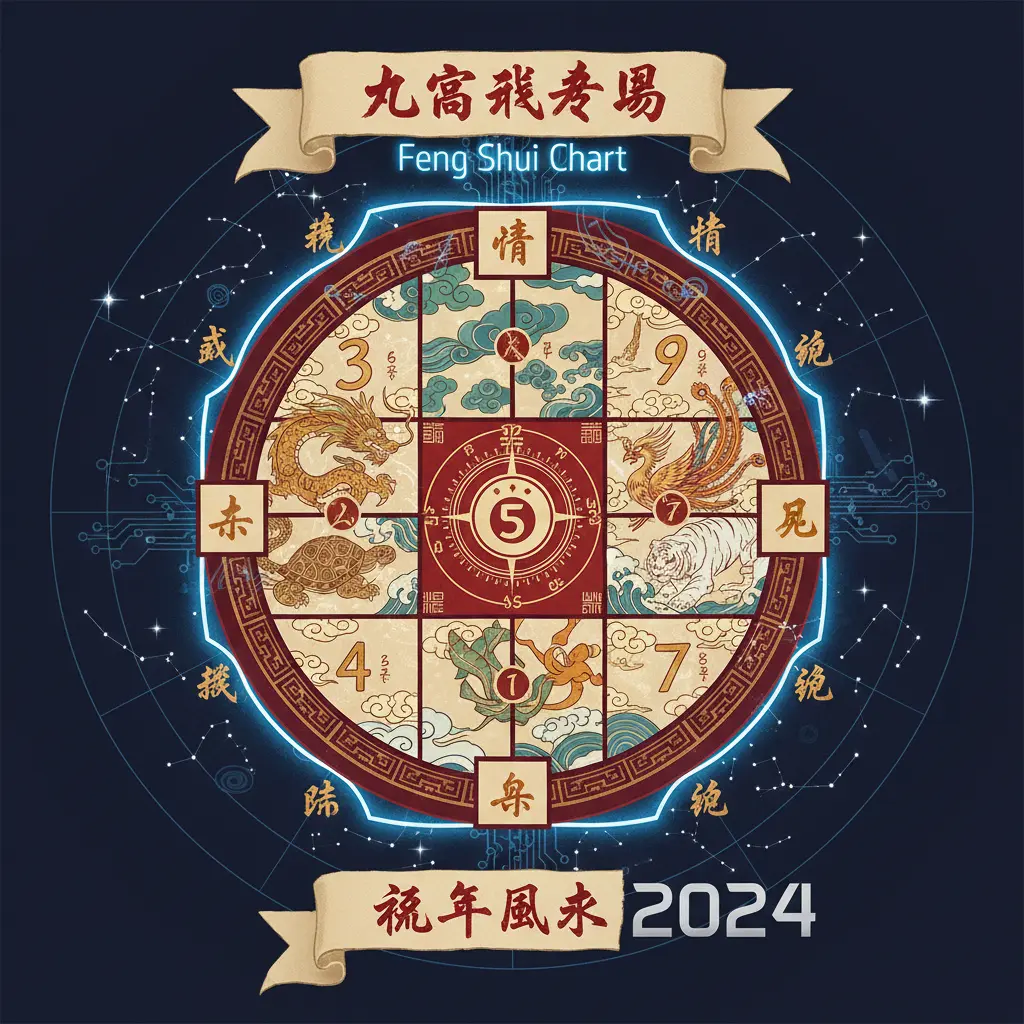 流年風水 - 九宮飛星圖