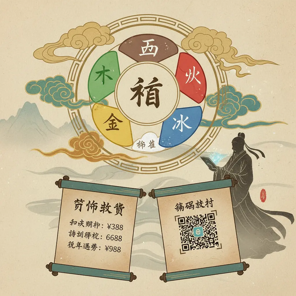 算命收費 - 五行