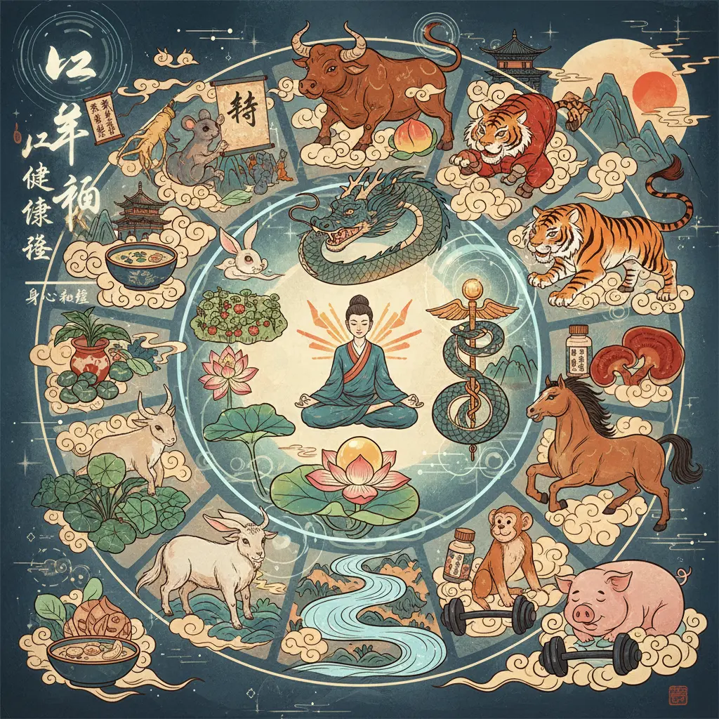 健康運勢 - 十二生肖