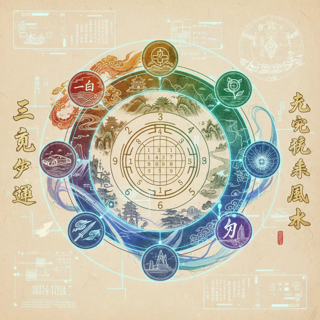 玄空飛星風水 - 三元九運