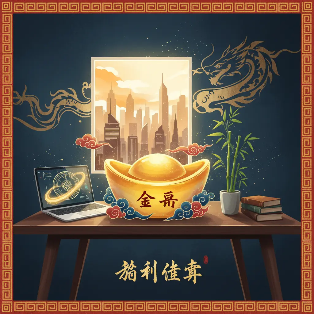 辦公室風水 - 金元寶