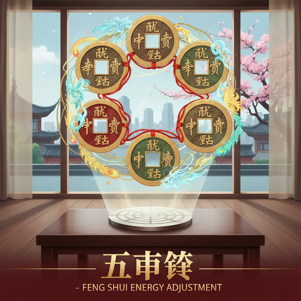 風水能量調整 - 五帝錢