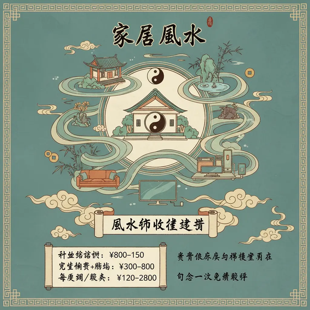 風水師收費建議 - 家居風水