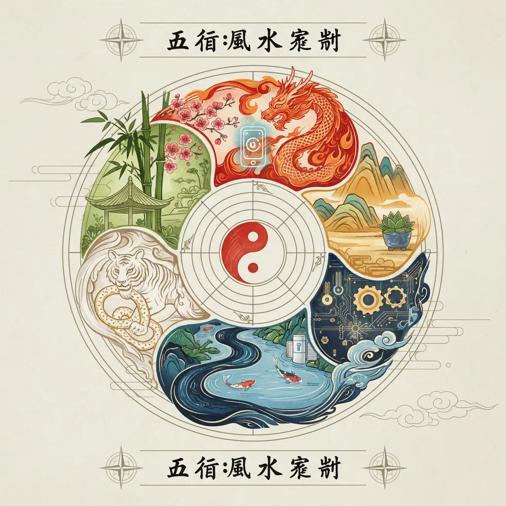 風水策劃 - 五行