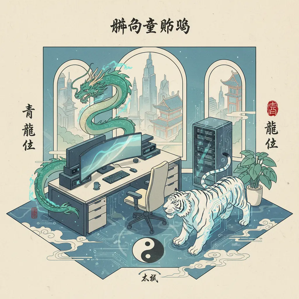 辦公室佈局 - 白虎位