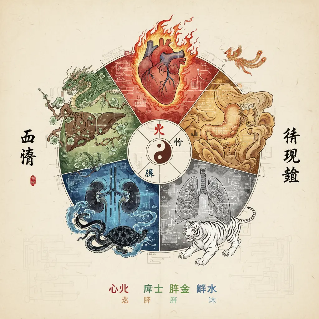 五行理論 - 五臟