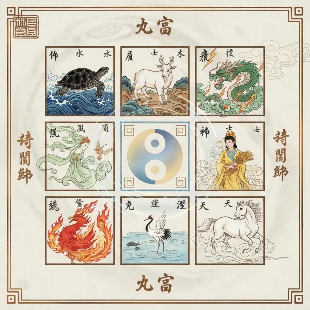 奇門遁甲 - 九宮