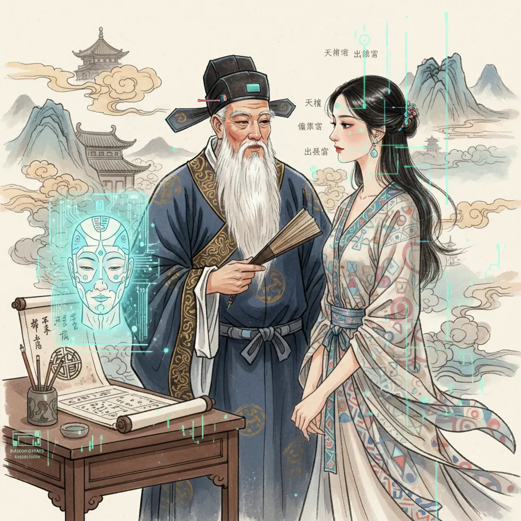 面相分析 - 算命師