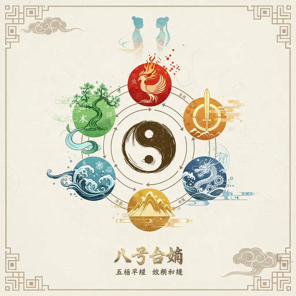 八字合婚 - 五行