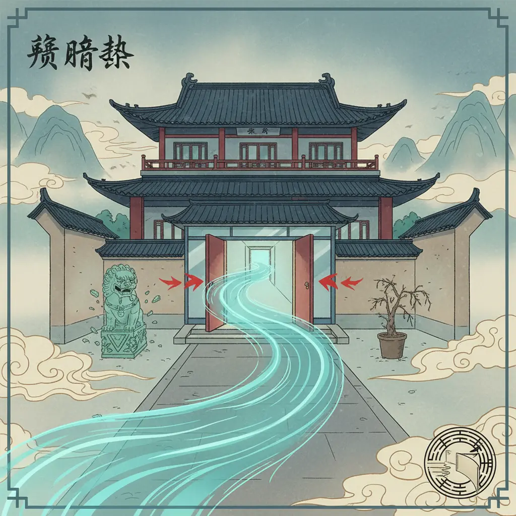 風水學問 - 穿堂煞