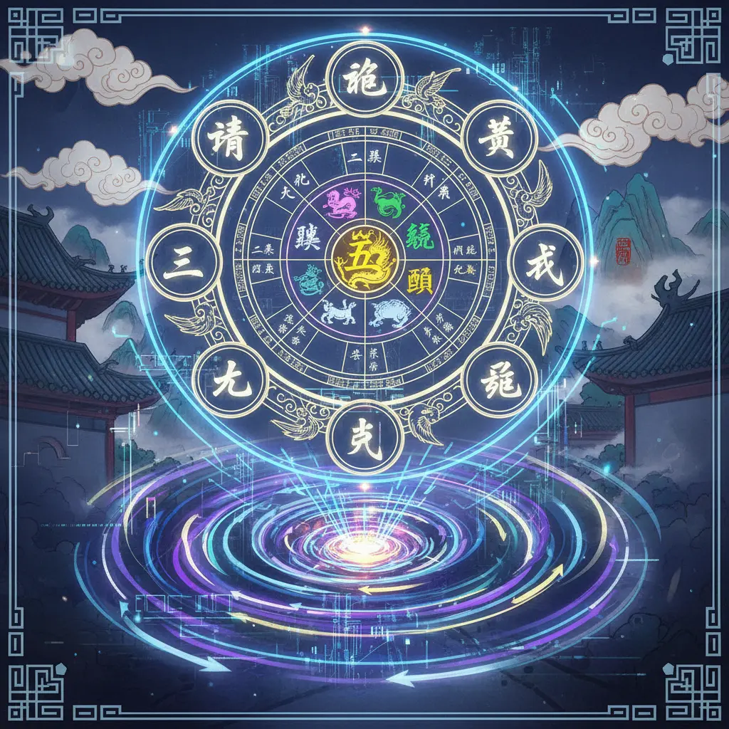 玄空飛星風水 - 洛書紫白九星