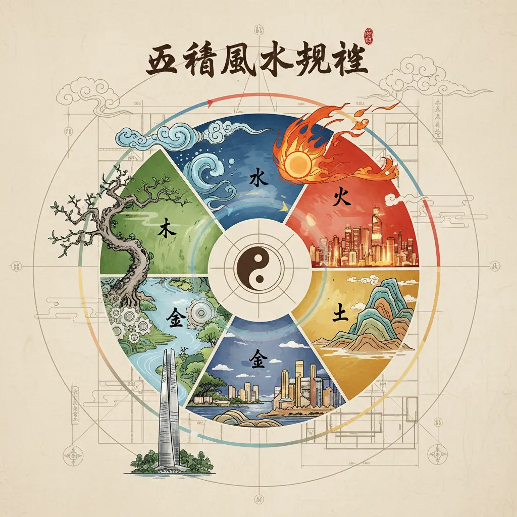 風水規劃 - 五行
