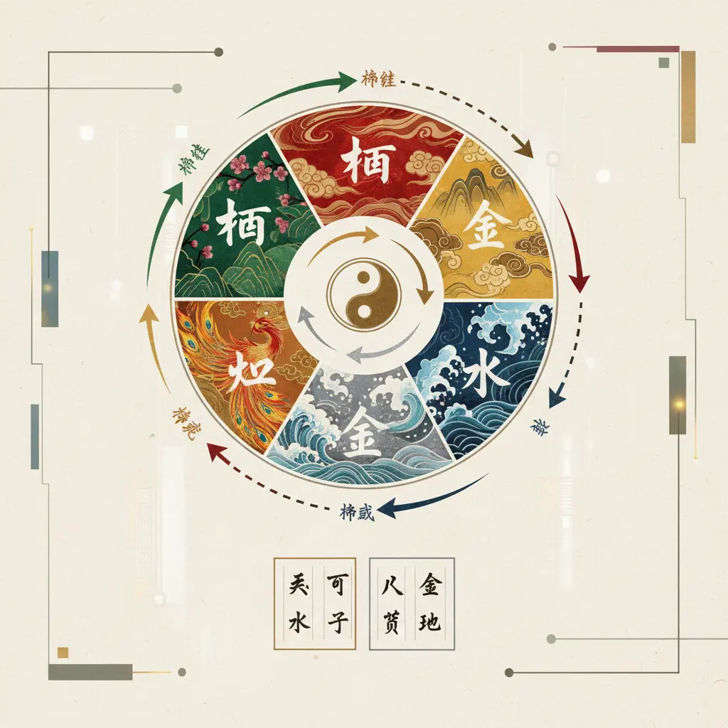八字命理 - 五行結構