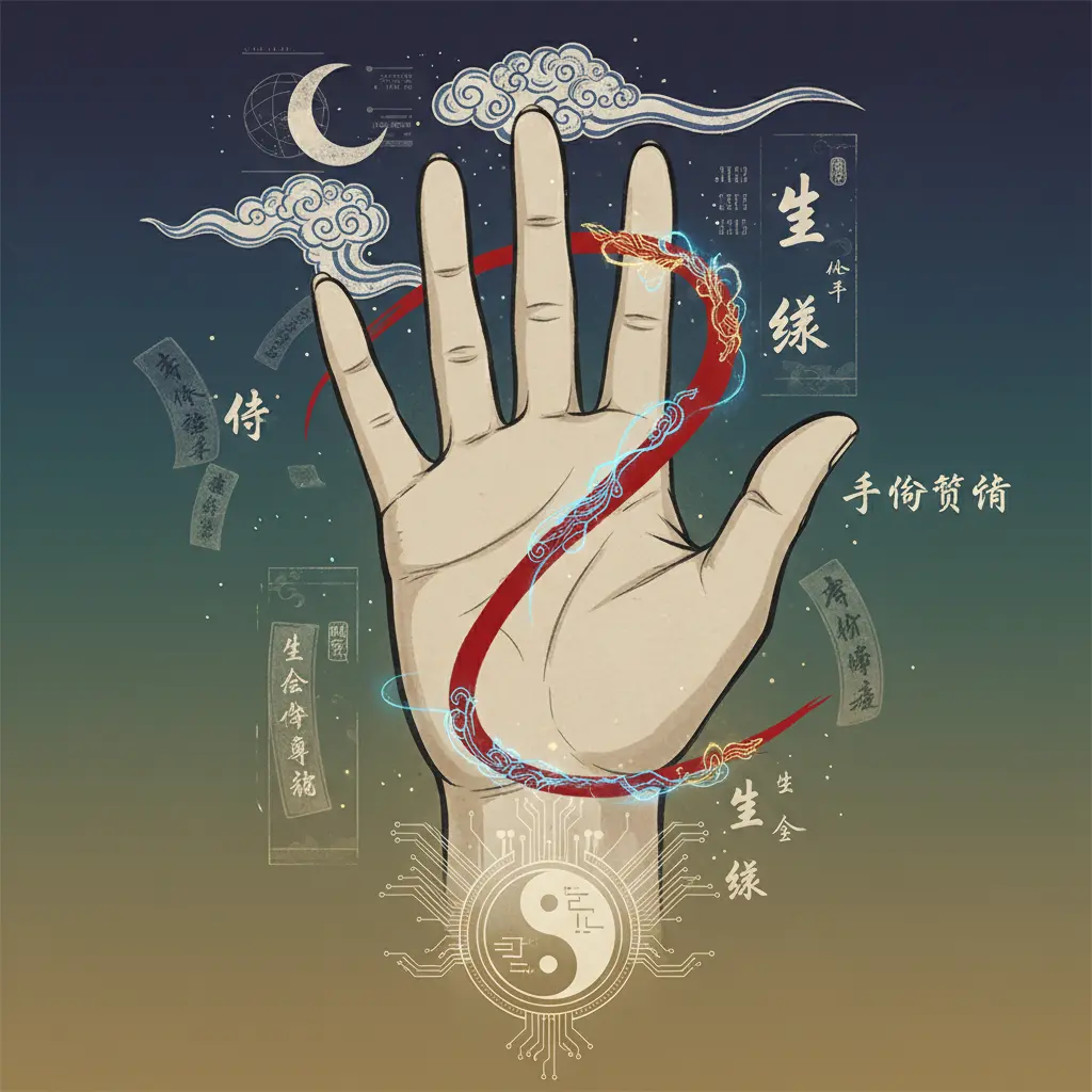 手相算命 - 生命線