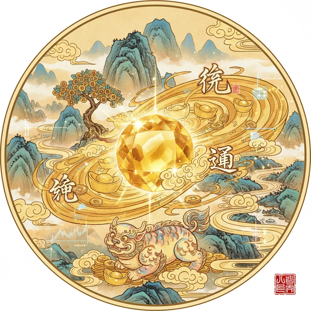 旺財運 - 黃水晶