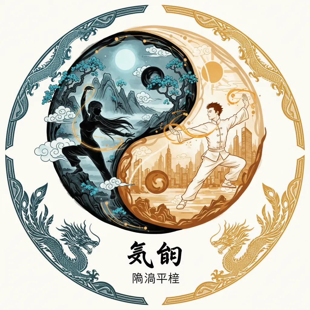 陰陽平衡 - 氣功