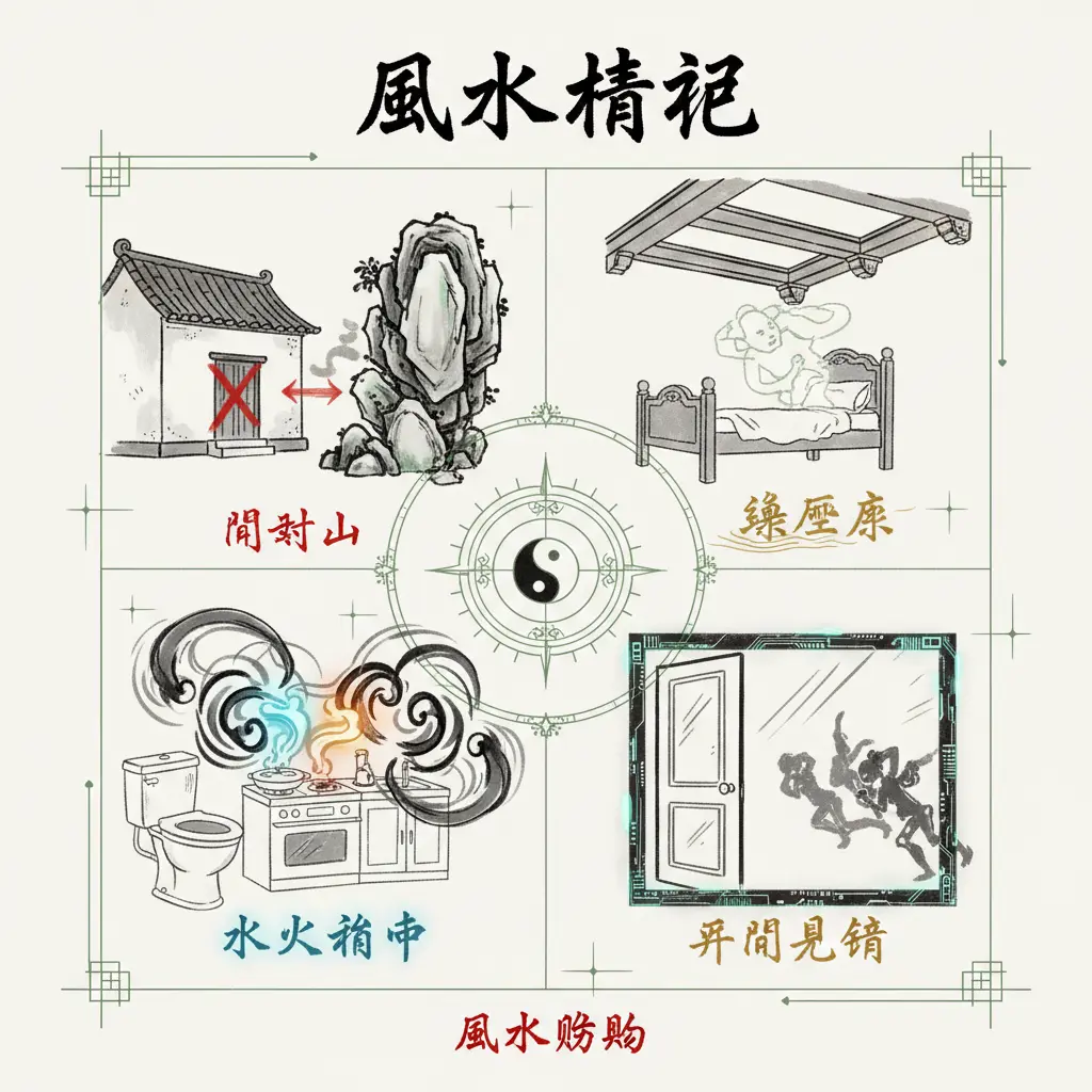 風水佈局 - 風水禁忌
