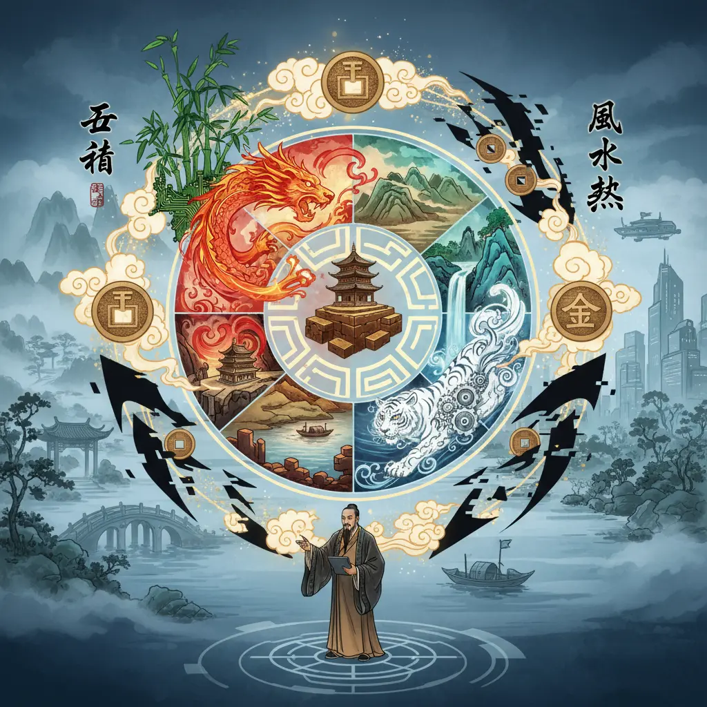 風水化煞 - 五行