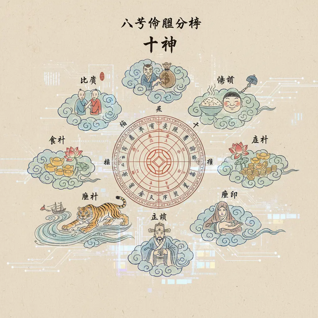 八字命盤分析 - 十神