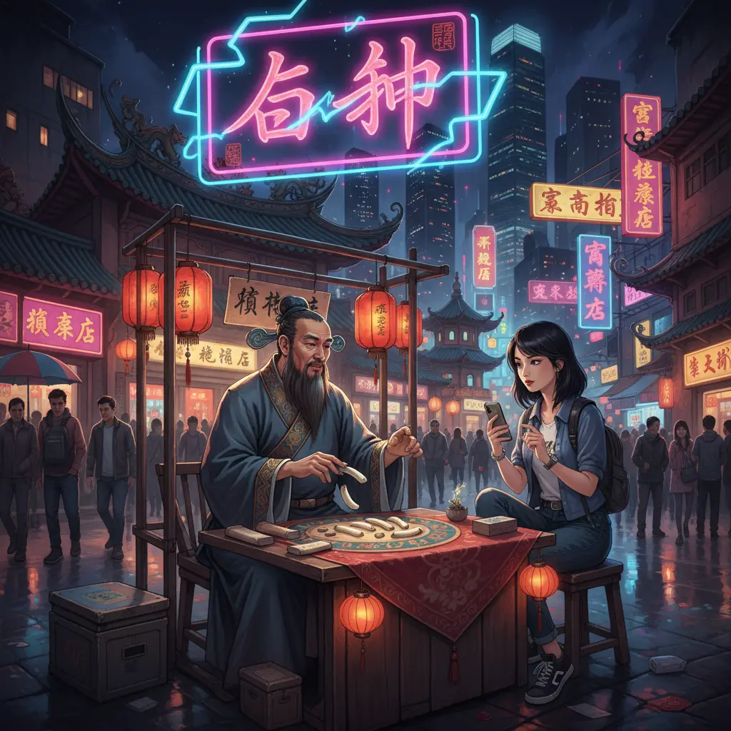 廟街算命 - 占卜