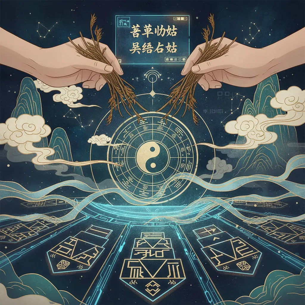 易經占卜 - 蓍草卜卦